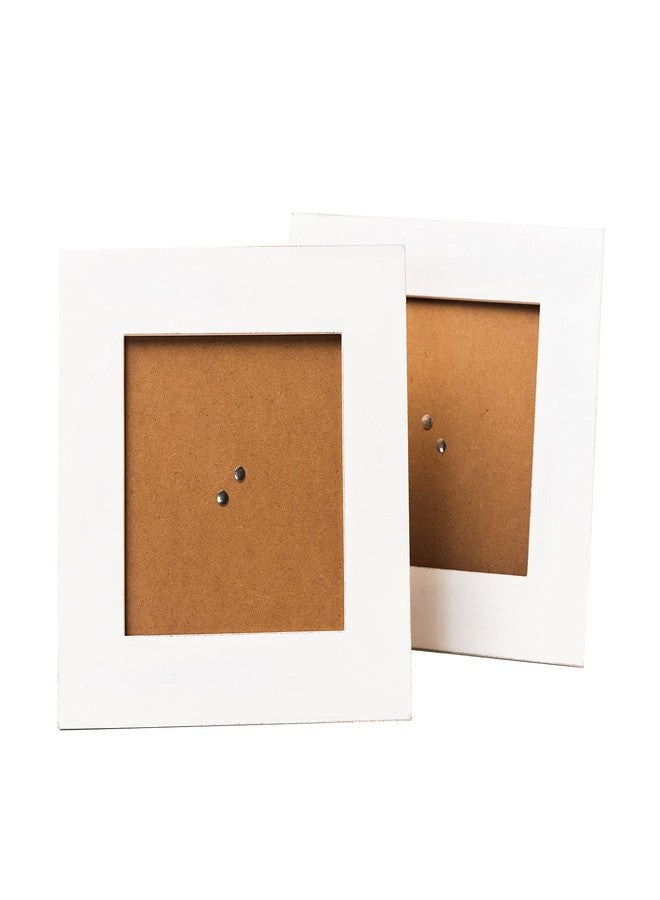 IVEI DIY MDF Photo Frames Craft with Primer - MDF Wood Tabletop Photo Frame - MDF Photo Frame - Set of 2 for Painting Wooden Sheet Craft, Decoupage, Resin Art Work & Decoration (Photo Size: 6in X 6in) - Image 2